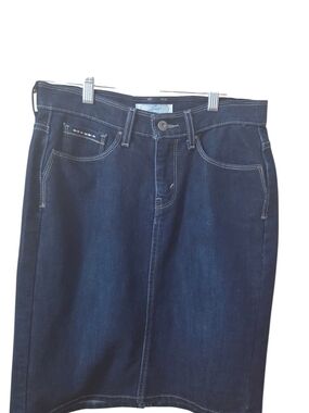Levi's Dark Blue Jeans Skirt